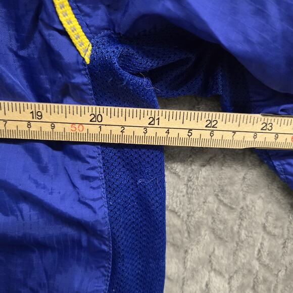 Vintage Greg Lemond Windbreaker Jacket Adult‎ Medium Blue Yellow Outdoor Mens - Picture 3 of 11